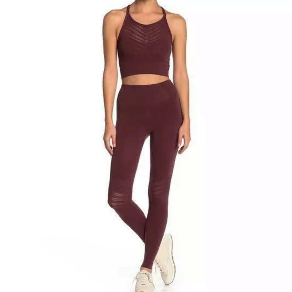 Free People Movement Gone Adrift Leggings RedNight